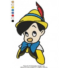 Pinocchio 03 Embroidery Designs